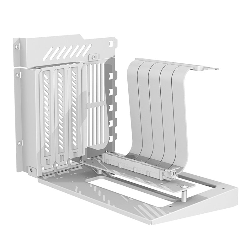 Darkflash DY470 computercase (hvid) + 4 fans + GPU-brakette