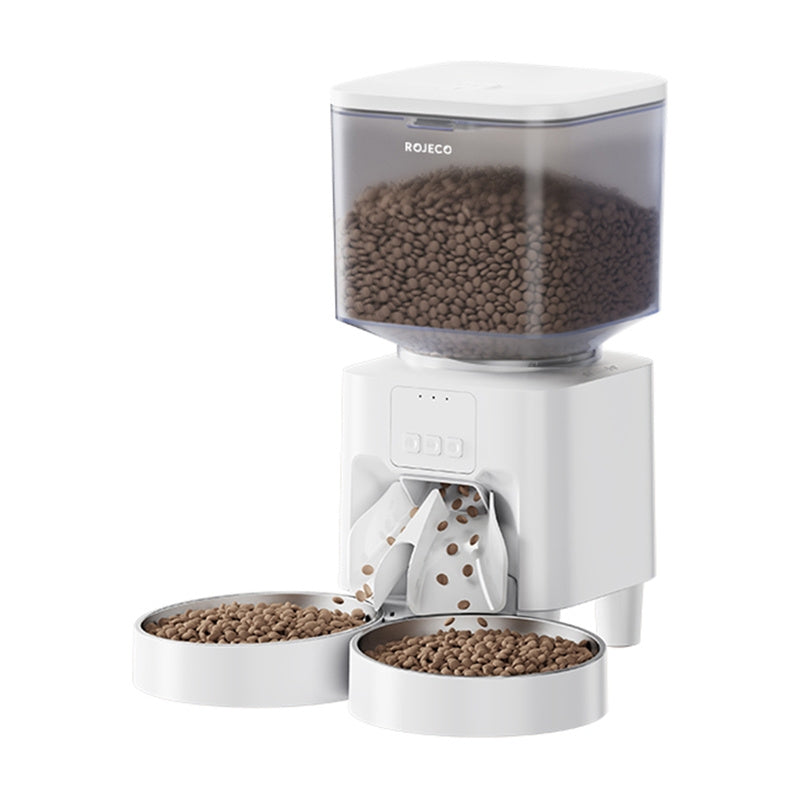 Rojeco 4.5L Automatisk Pet Feeder WiFi Version Dou