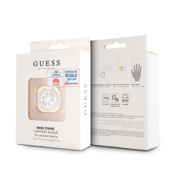 Guess Ring stand GURSEQGBK guld-sort /guld & sort 4G
