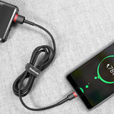 Baseus Cafule Kabel USB-A / USB-C QC3.0 2A 3m - Grå-Sort