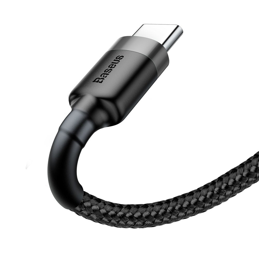 Baseus Cafule Kabel USB-A / USB-C QC3.0 2A 3m - Grå-Sort