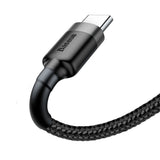 Baseus Cafule Kabel USB-A / USB-C QC3.0 2A 3m - Grå-Sort