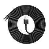 Baseus Cafule Kabel USB-A / USB-C QC3.0 2A 3m - Grå-Sort