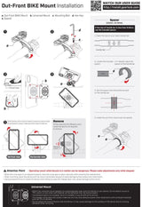 Spigen Gearlock MF100 Bike Stem Mount - sort