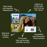 Epson Elephant 24XL elefant Claria Photo HD multipakke 6-farve blæk