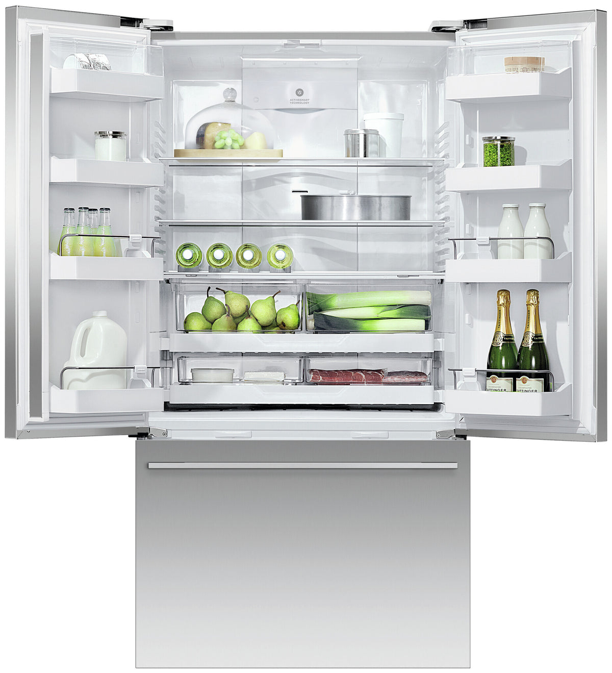 Fisher & Paykel RF610ADX6 køle-/fryseskab Fritstående 569 L Rustfrit stål