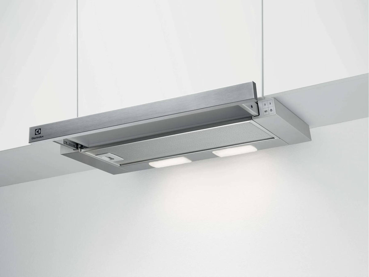 Electrolux LFP226S Semi indbygget (træk ud) Grå, Rustfrit stål 330 m³/t