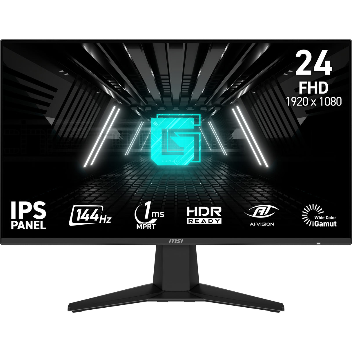 MSI G242L E14 computerskærm 60,5 cm (23.8") 1920 x 1080 pixel Fuld HD LCD Sort