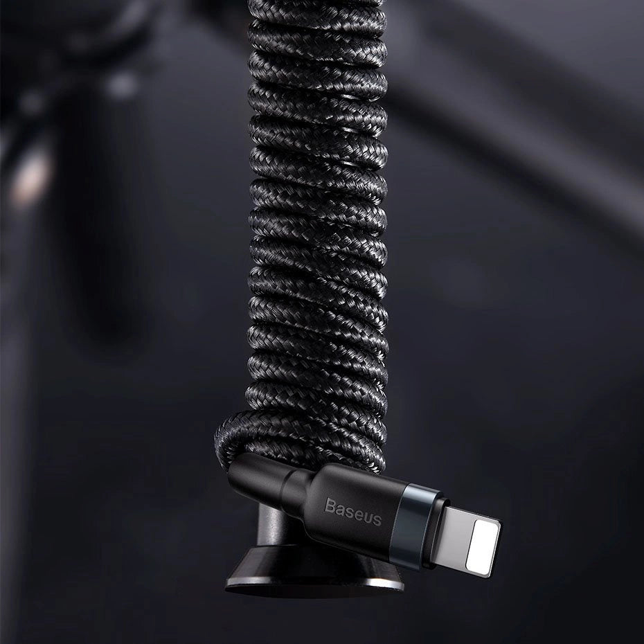 Baseus CATLKLF-G1 Lightning - USB-C PD QC kabel 18W 480Mb/s 1m - sort og grå