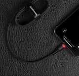 Baseus CATLKLF-G1 Lightning - USB-C PD QC kabel 18W 480Mb/s 1m - sort og grå