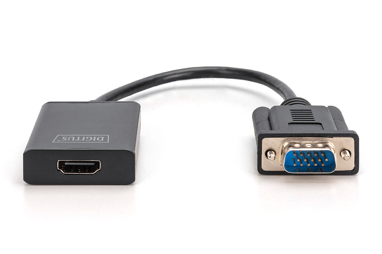 Digitus DA-70473 videokabel adapter 0,15 m VGA (D-Sub) Sort