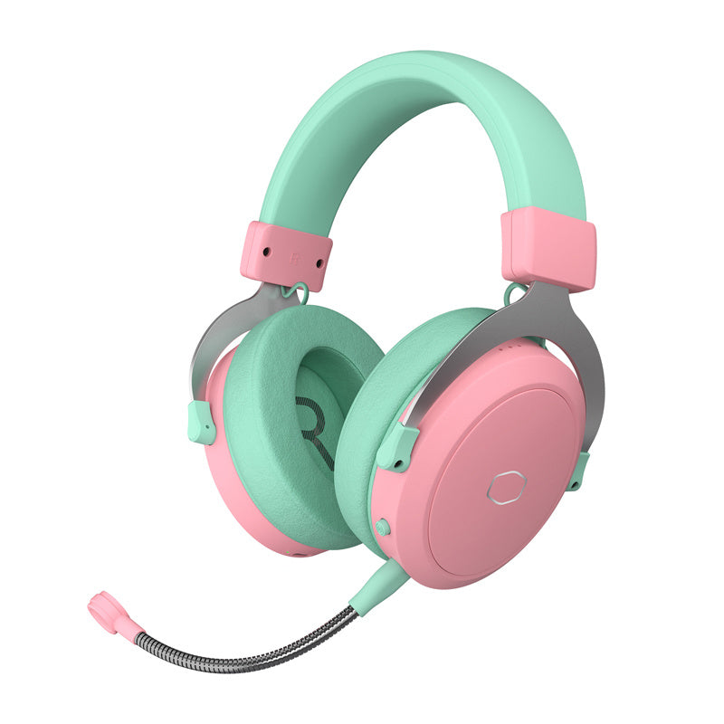 Cooler Master CH351-MC gaming-hovedtelefoner (grøn-rosa)