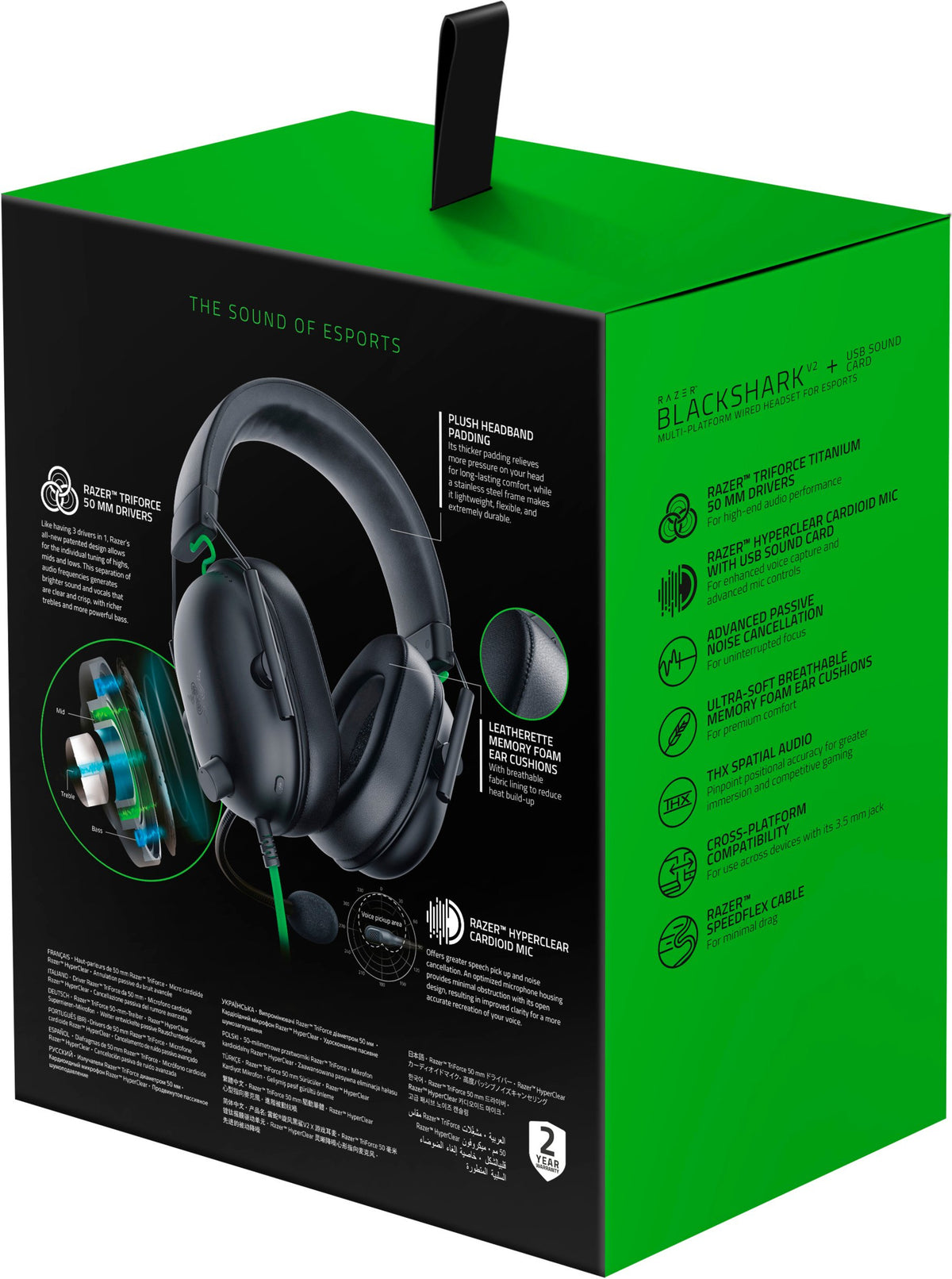 Razer Blackshark V2 X 399135 gaming headset