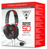 Turtle Beach Recon 50 Headset Ledningsført Spil Sort, Rød