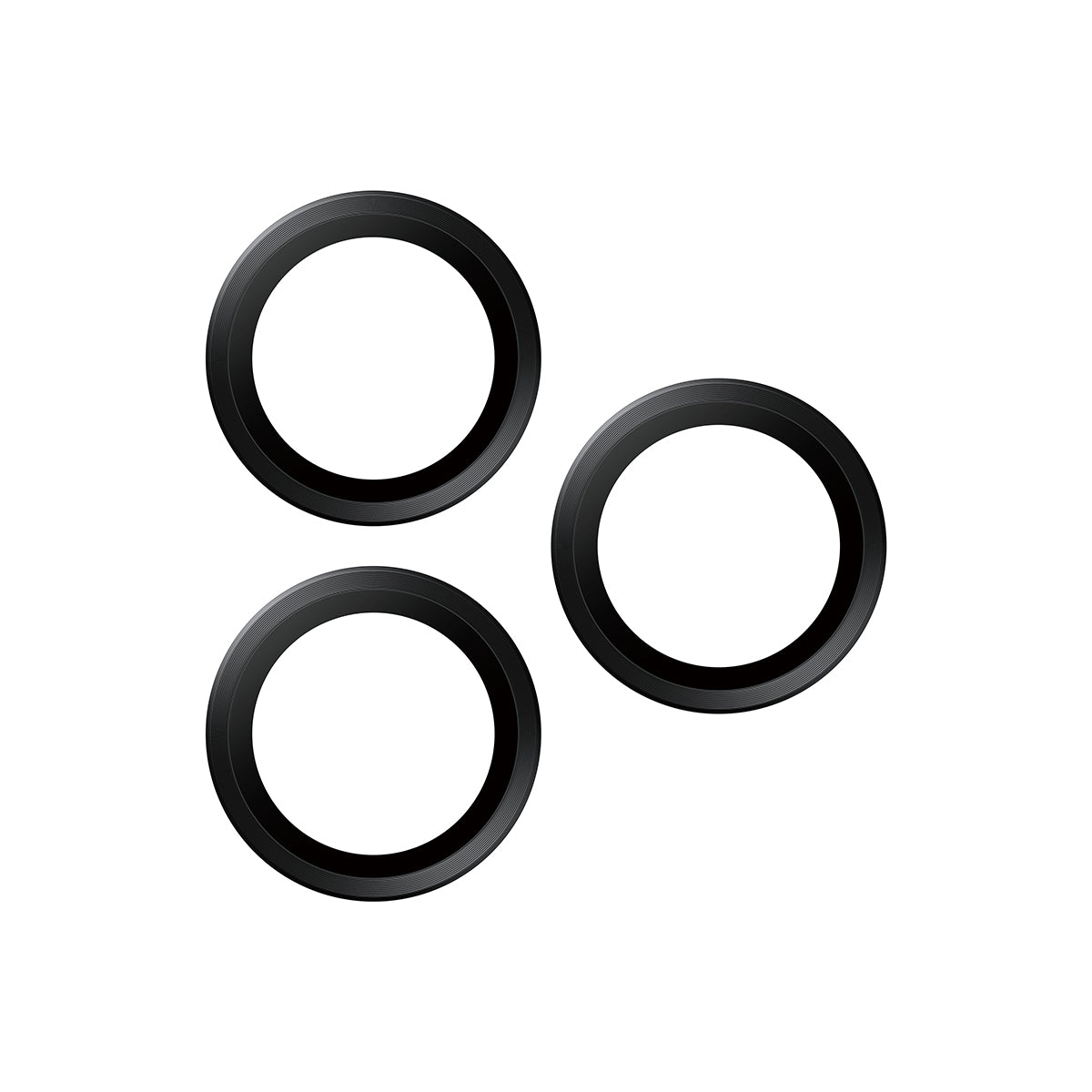 PanzerGlass ® Hoops® Sort Kameralinsebeskytter iPhone 17 Pro | iPhone 17 Pro Max | iPhone 16 Pro | 16 Pro Max