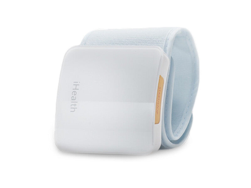 iHealth | Wrist Blood Pressure Monitor | BP7S | White | Blood pressure readings are stored on the secure