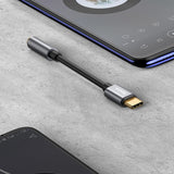 Baseus L54 adapter for USB-C headphones / mini jack 3.5mm DAC 24 bit 48 KHz - black