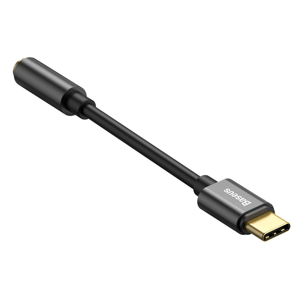 Baseus L54 adapter for USB-C headphones / mini jack 3.5mm DAC 24 bit 48 KHz - black