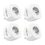 Meross MSS210HKQUA-EU (HomeKIt) smart stikkontakt (fire pakke)