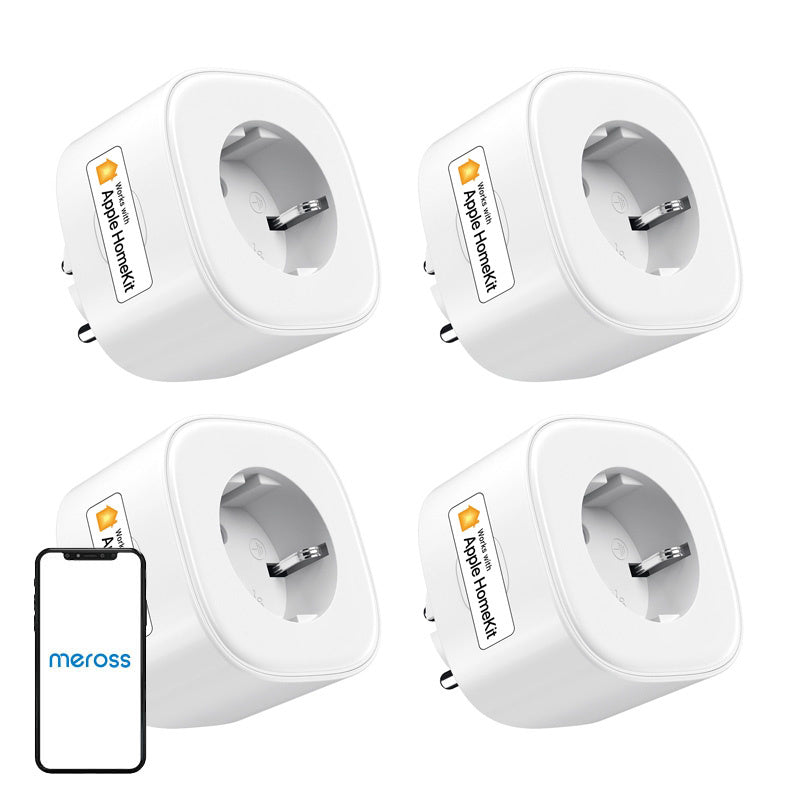 Meross MSS210HKQUA-EU (HomeKIt) smart stikkontakt (fire pakke)