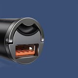 Baseus Tiny Star mini smart USB biloplader 30W Quick Charge 3.0 grå (VCHX-A0G)