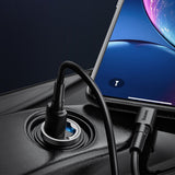 Baseus Tiny Star mini smart USB biloplader 30W Quick Charge 3.0 grå (VCHX-A0G)