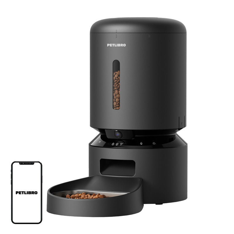 Petlibro kornfoderspenser med kamera, 5L (sort)