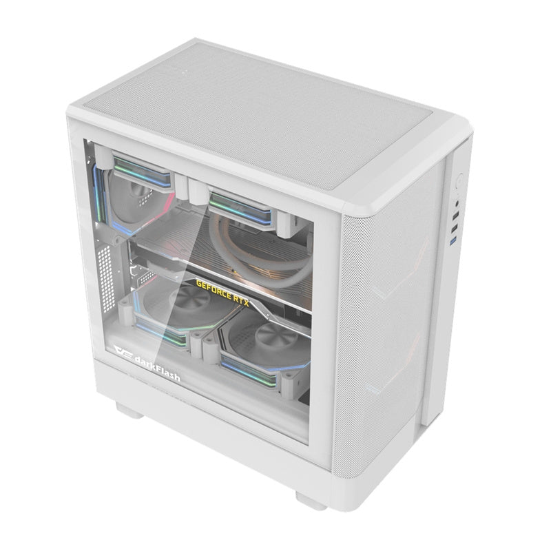 Darkflash DB330M Mesh computercase (hvid)