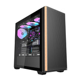 Darkflash DS900WS computercase (sort) + 4 fans