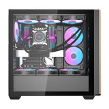Darkflash DS900WS computercase (sort) + 4 fans