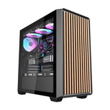Darkflash DS900WD computercase (sort) + 4 fans