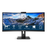 Philips P Line 346P1CRH/00 LED display 86,4 cm (34") 3440 x 1440 pixel UltraWide Quad HD Sort