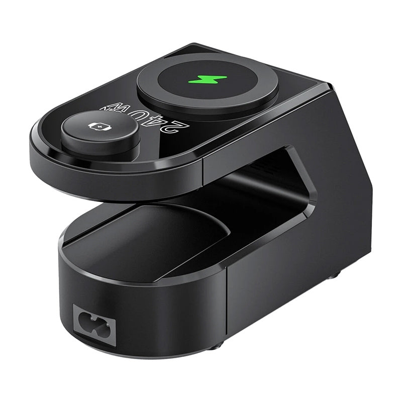 Blitzwolf BW-FW10 vækkeur med oplader 2xUSB-A, 4xUSB-C, 240W