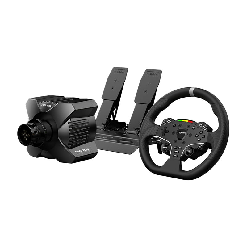 Spil sæt - R3 base + ES rattet + SRP-Lite pedaler + klemmer Moza Racing R3 RS074 (PC)
