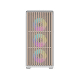 Darkflash DS900WD ATX computerkasse (hvid) + 4 ventilatorer