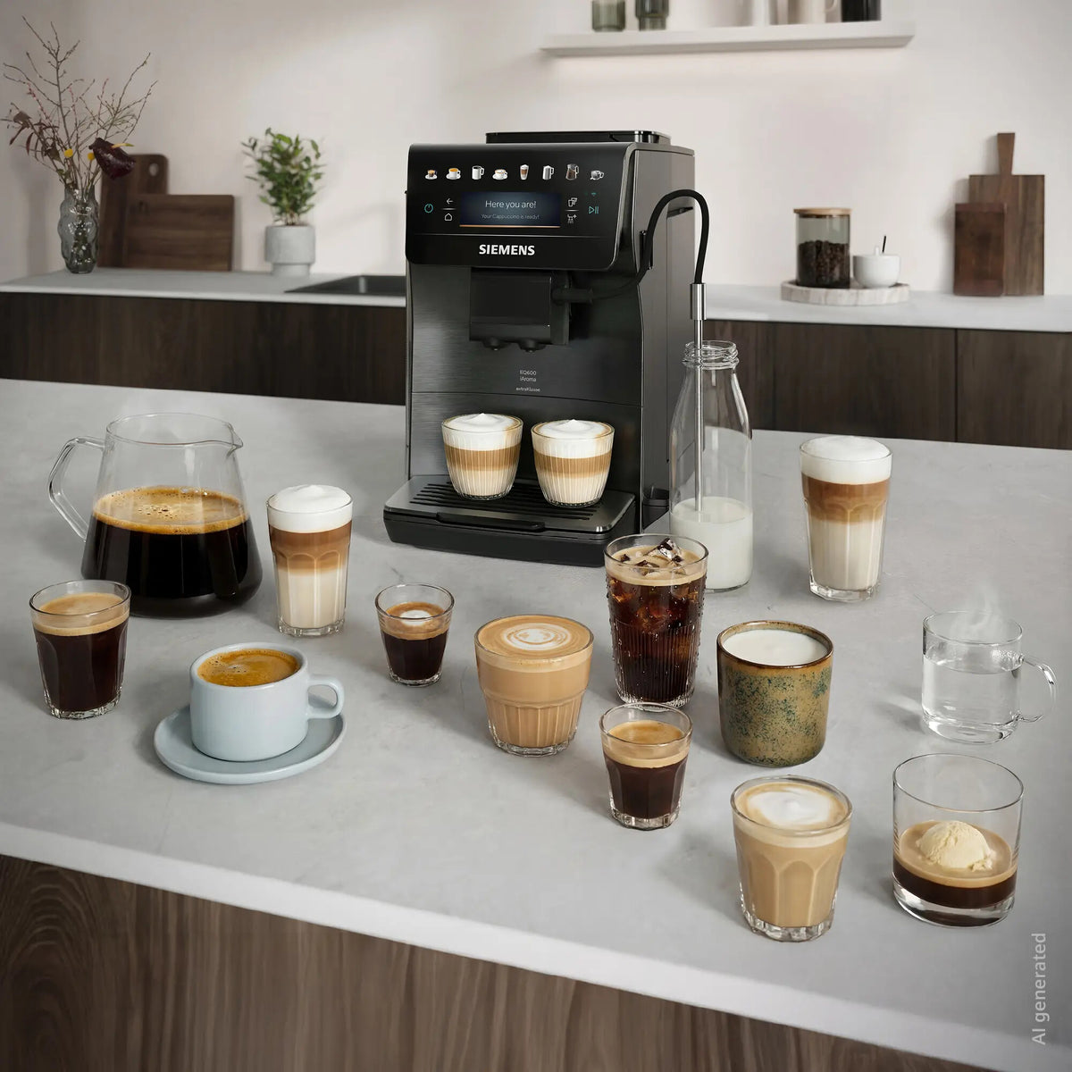 Siemens TP607EF5 kaffemaskine Fuld-auto Espressomaskine 1,8 L