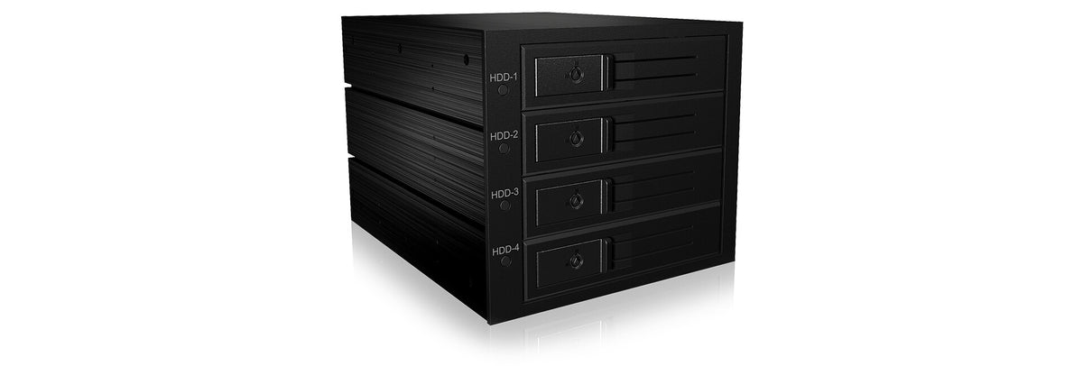 ICY BOX IB-564SAS-12G disk array Black