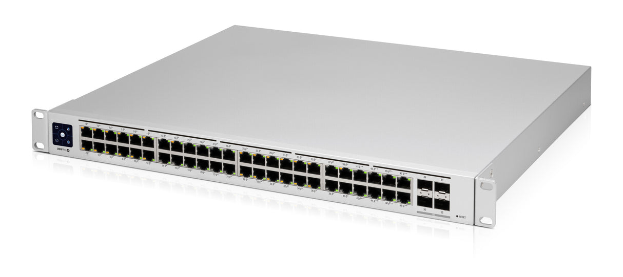 Ubiquiti UniFi Pro 48-Port PoE Administreret L2/L3 Gigabit Ethernet (10/100/1000) Strøm over Ethernet (PoE) 1U Sølv