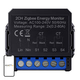 Avatto ZigBee smart tovejs energimåler ZWPM16-2