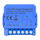 1-kanals WiFi-switch-modul med spændingsfri kontakt Avatto WSM16-DC32V-1