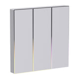 Touch ZigBee Light Switch Avatto TS60-EU-W3 Triple TUYA (hvid).