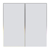 ZigBee Avatto TS60-EU-W2 Touch Light Switch Dual TUYA (hvid).