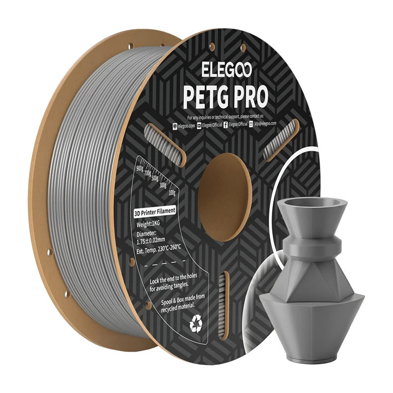 Filamenter af PETG Pro ELEGOO (Szary)
