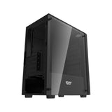 Darkflash M305 Mesh computerkasse uden vifter (sort)