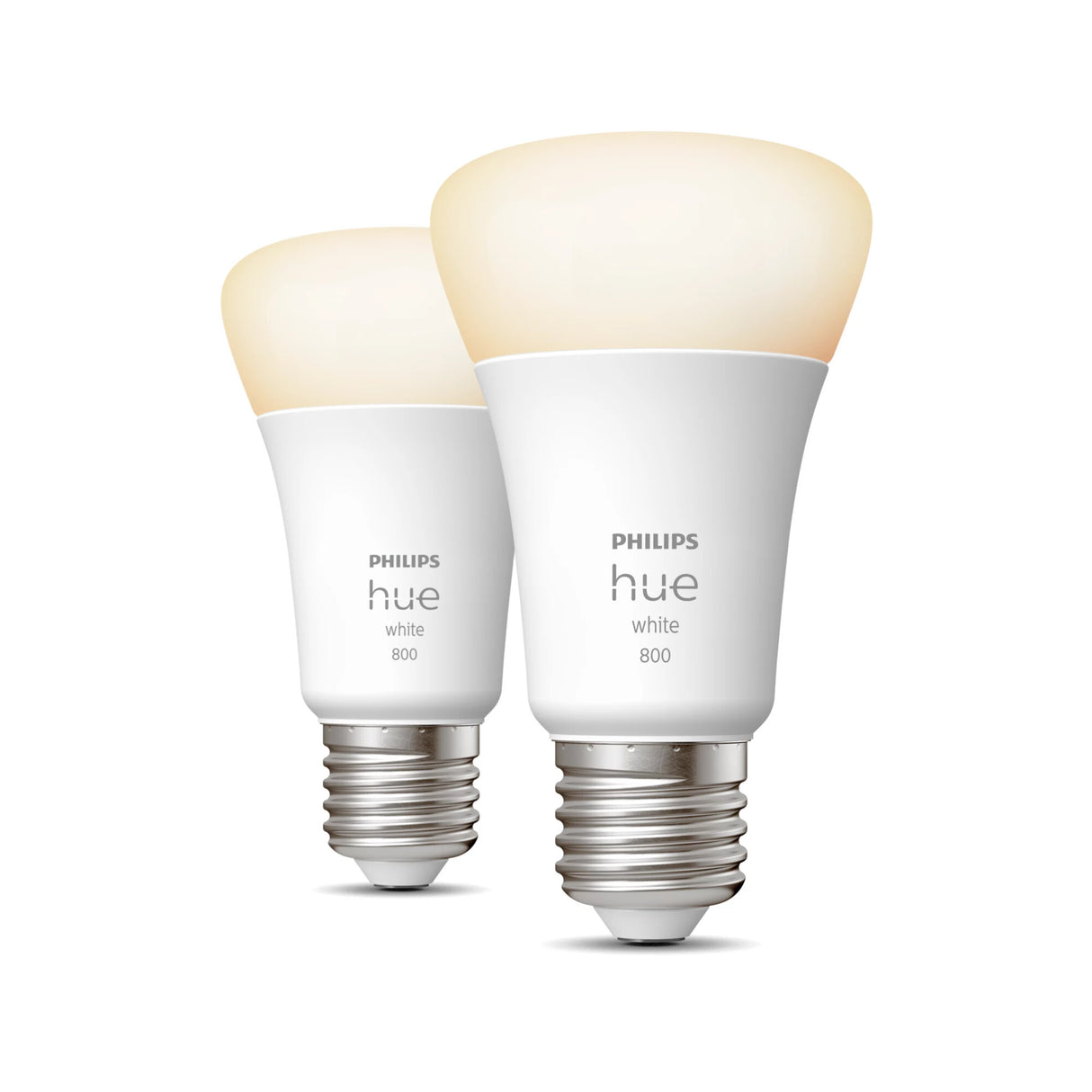 Philips Hvide Hue pærer A60 - E27 pærer - 800 - 2-pak