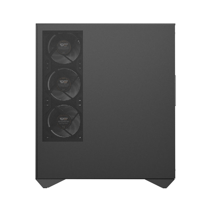Darkflash DY460 computerkasse (sort) + 4 ARGB-ventilatorer