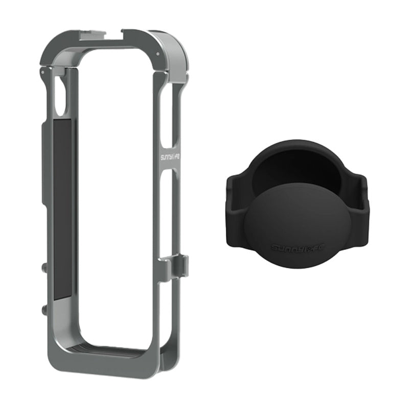 Sunnylife metal magnetisk ramme med silikon linse cover til Insta360 X5