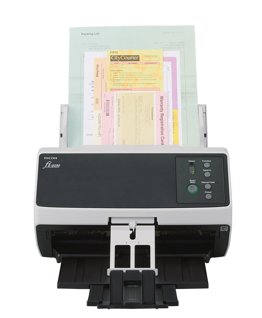Ricoh FI-8150 ADF + manuel indføringsscanner 600 x 600 dpi A4 Sort, Grå