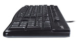 Logitech K120 for Business tastatur Kontor USB QWERTY US International Sort