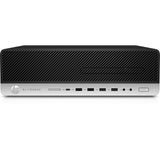 T1A HP EliteDesk 800 G3 Refurbished Intel® Core™ i5 i5-6500 16 GB DDR4-SDRAM 240 GB SSD Windows 10 Pro SFF PC Sort, Sølv